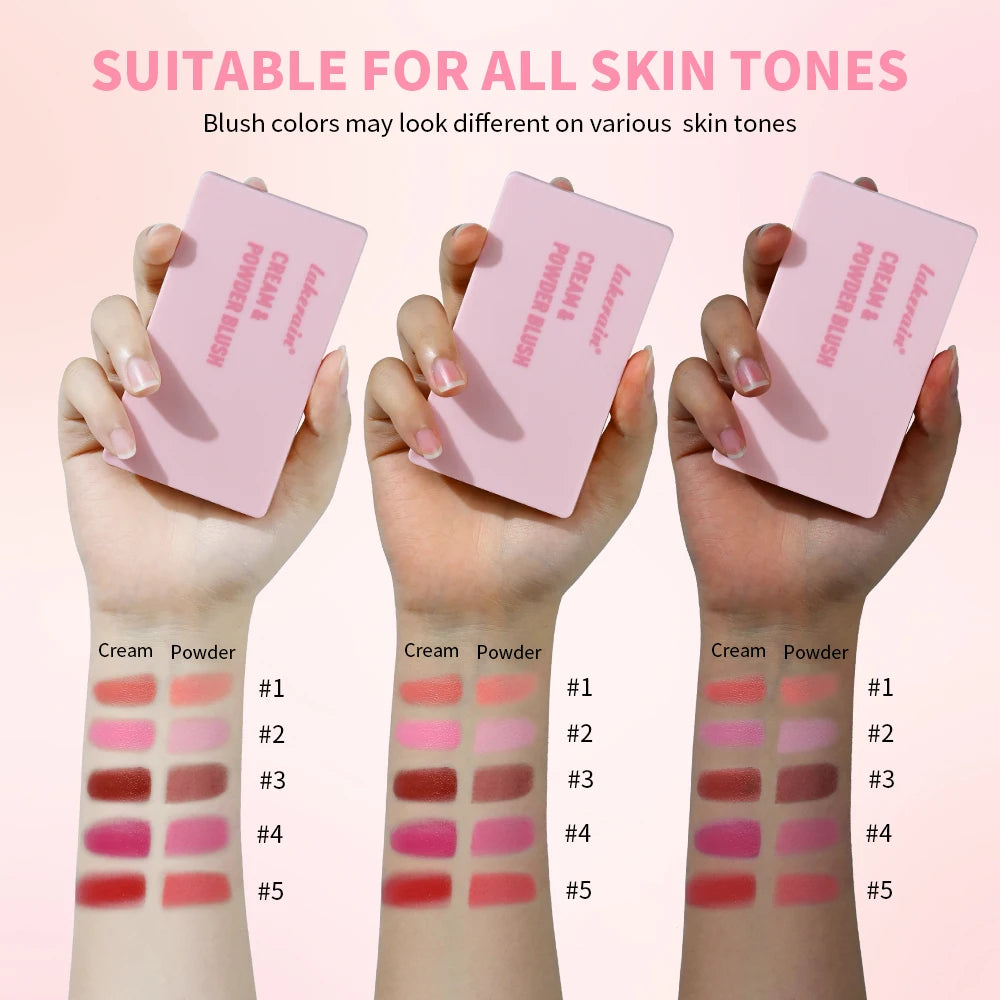 Two In One Cream Powder Blush Korean Makeup
