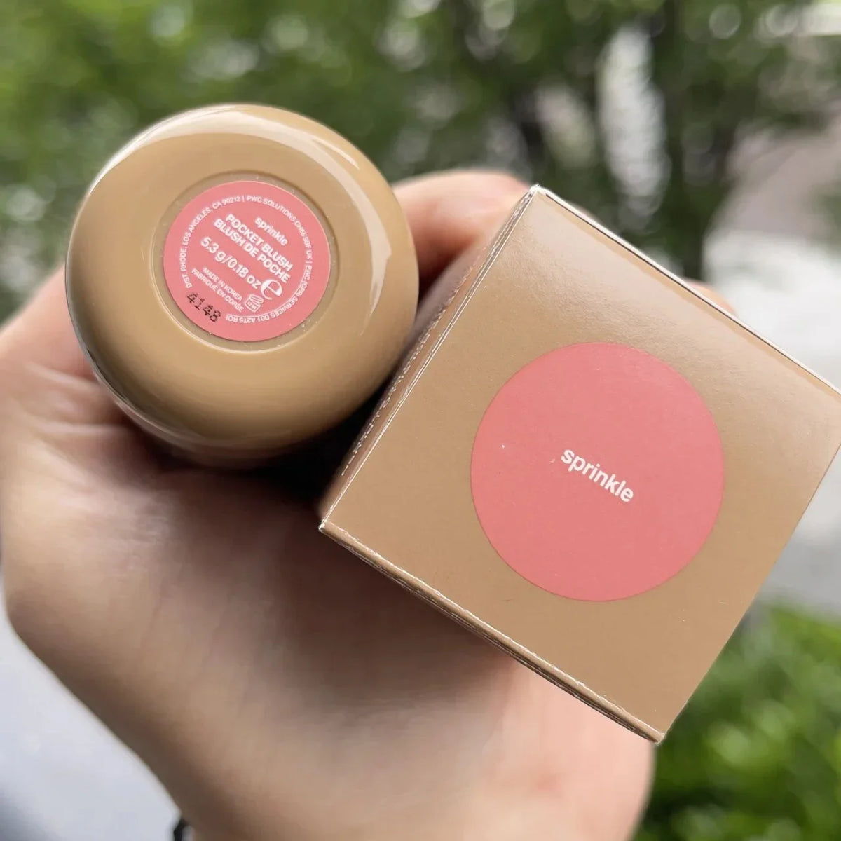 Rhod Pocket Lip Cheek Hydrating Blush Stick Makeup