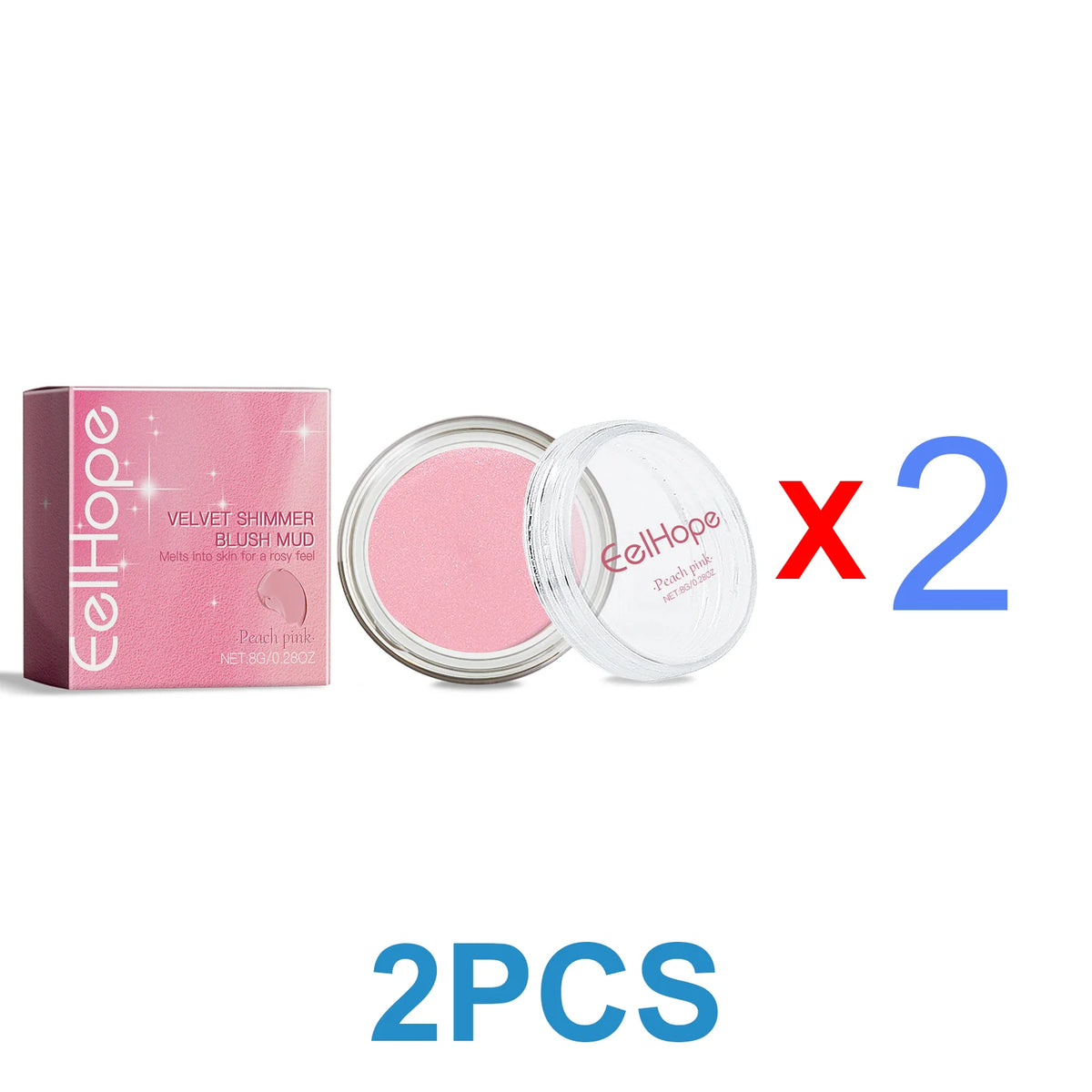 Velvet Cream Blush Mud Glow Hyaluronic Acid Makeup