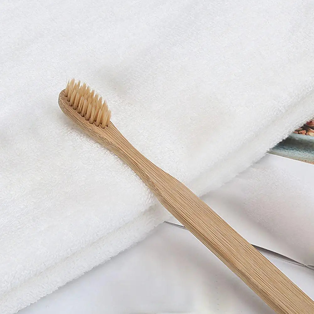 Natural Bamboo Toothbrush Biodegradable Eco Friendly Oral Care