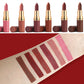 Six Color Matte Velvet Lipstick Nude Coffee Makeup