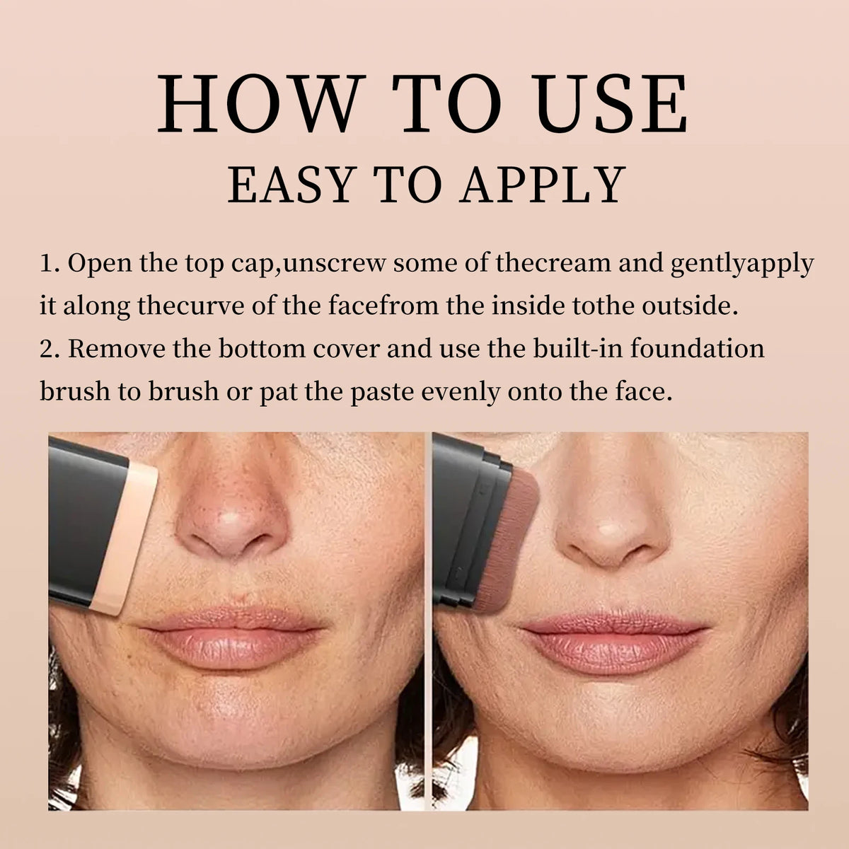 Two In One Concealer Foundation Stick Makeup