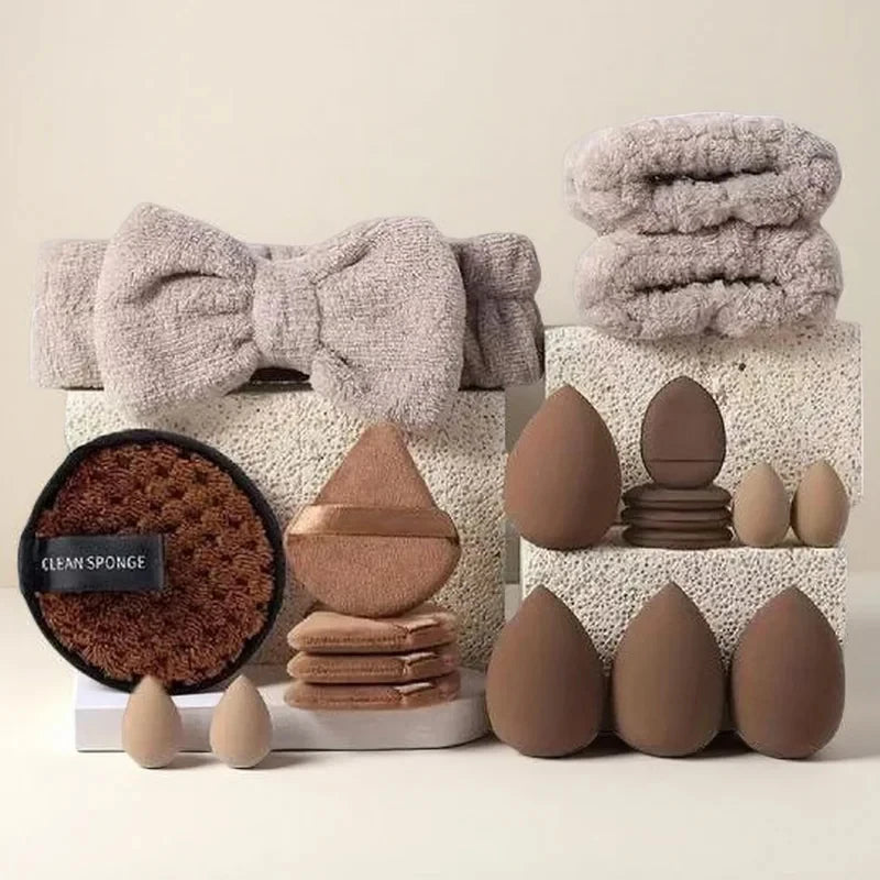 20 Piece Makeup Sponge Blender Foundation Concealer Kit