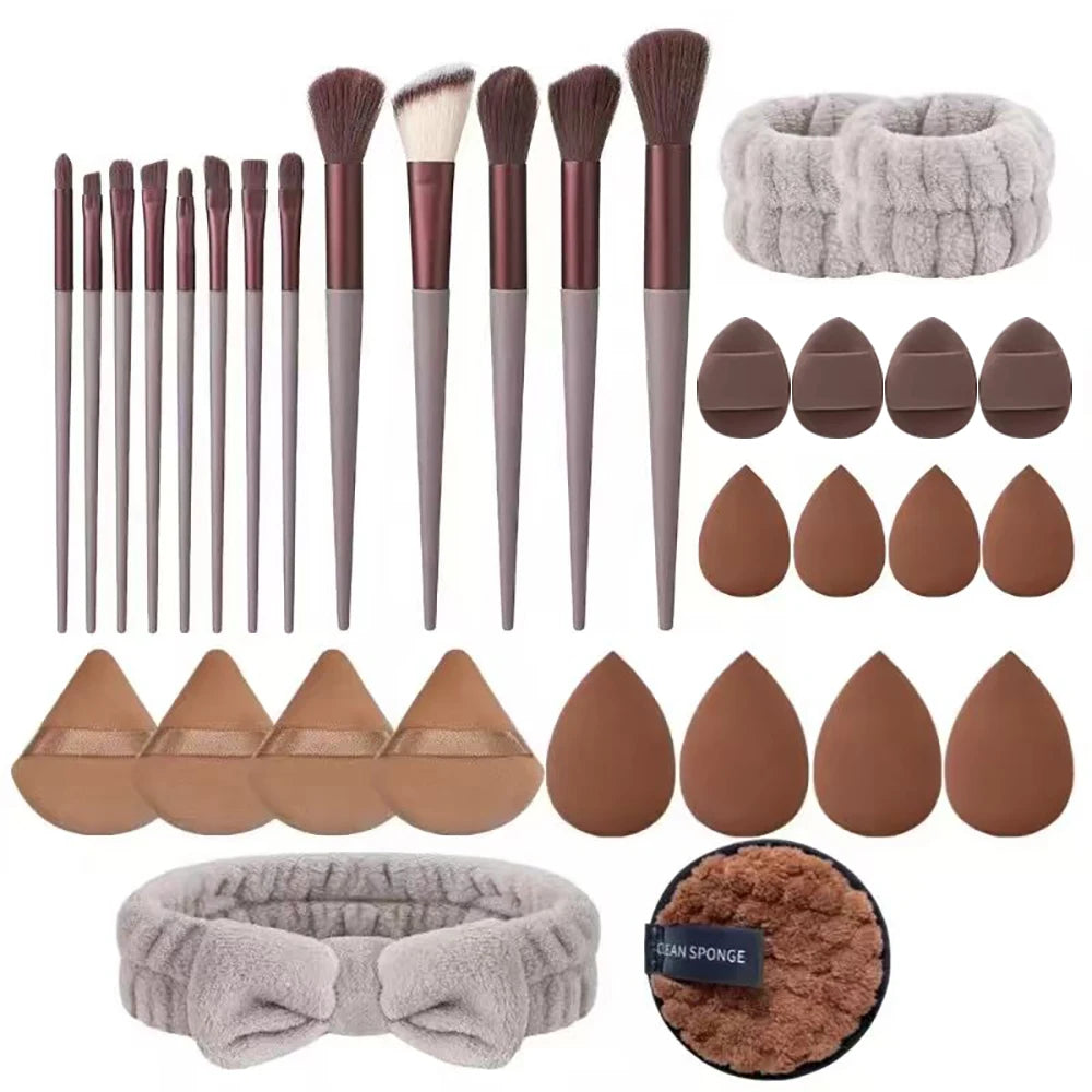 20 Piece Makeup Sponge Blender Foundation Concealer Kit