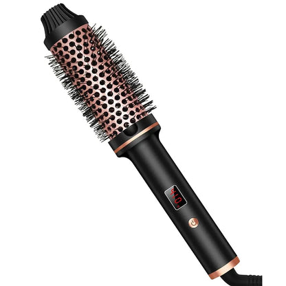 Three In One Ionic Hair Curler Straightener Styling Brush