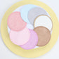 Bamboo Fiber Reusable Makeup Remover Pads Face Cleanser