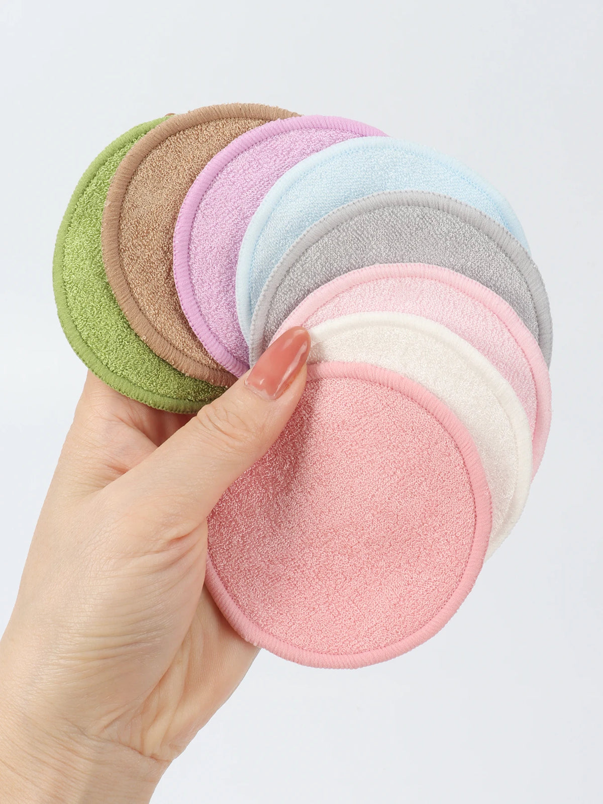 Reusable Makeup Remover Pads Washable Face Cleansing Puffs
