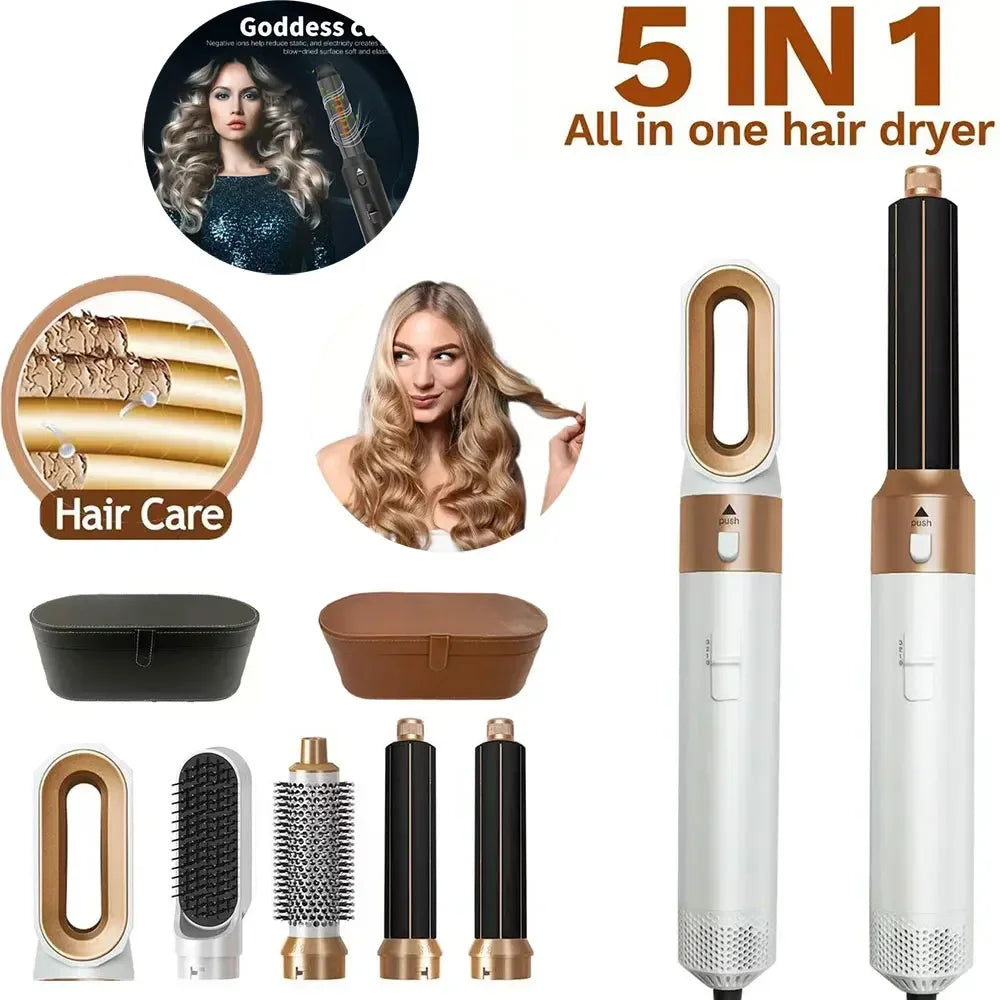Five In One Hair Dryer Brush Styling Tool Set
