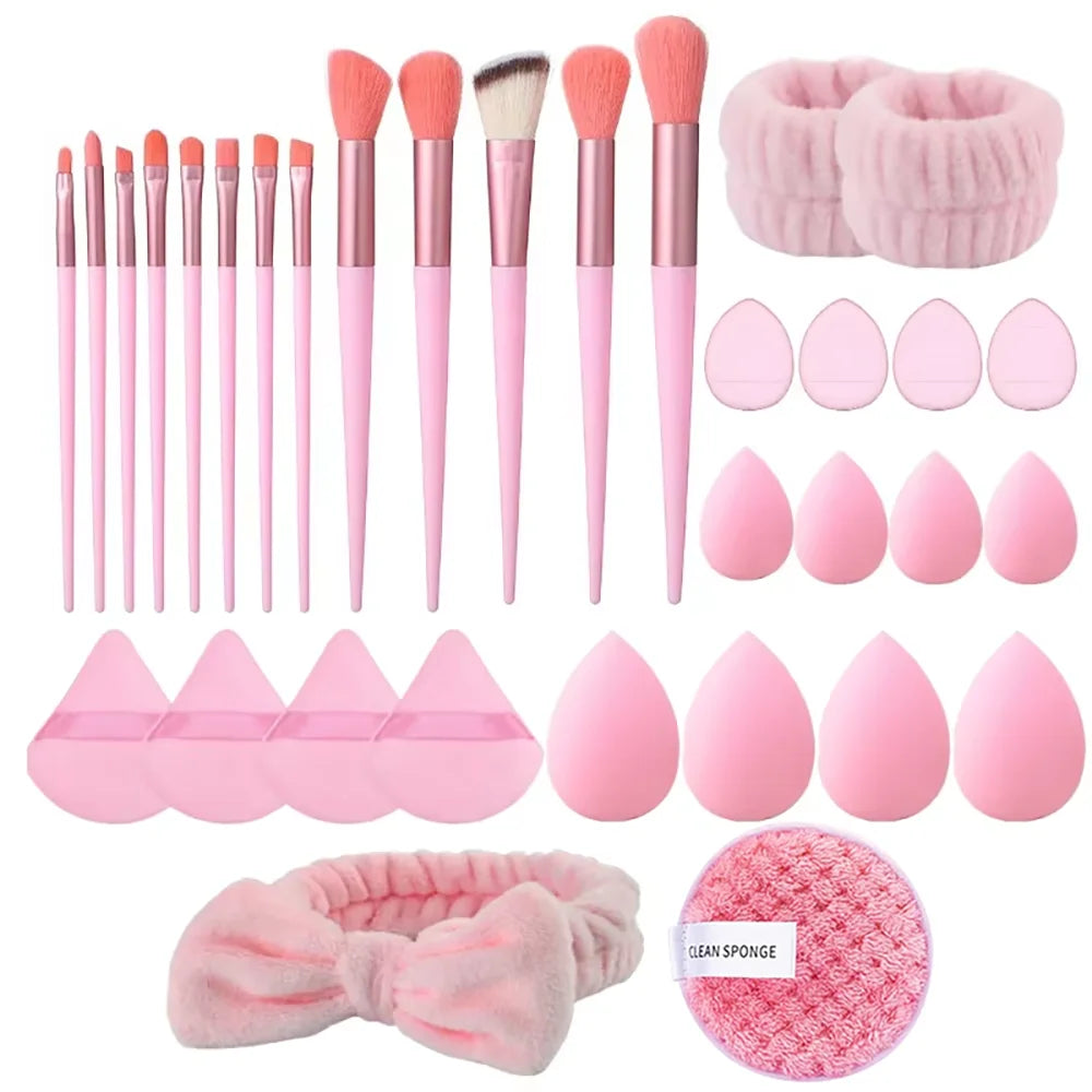 20 Piece Makeup Sponge Blender Foundation Concealer Kit