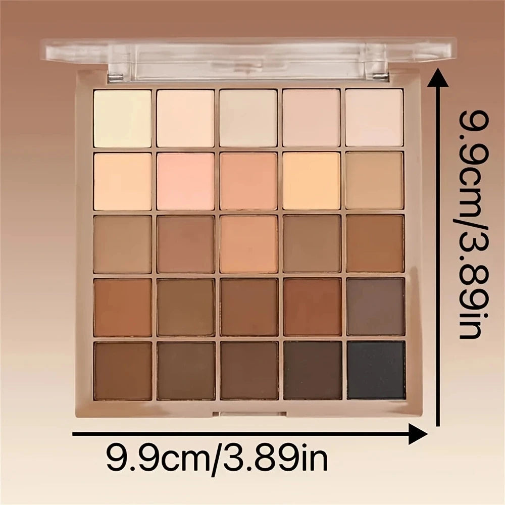 25 Color Neutral Gray Brown Earth Tone Eyeshadow