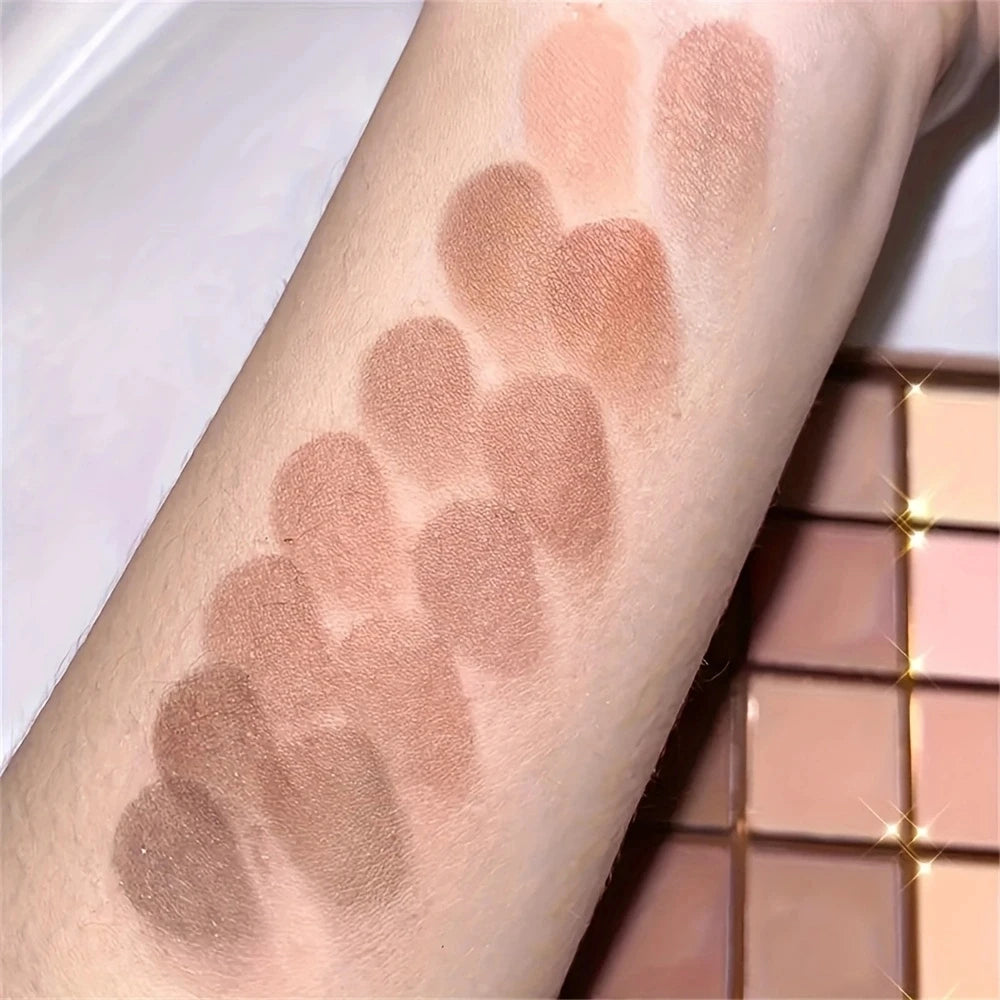 25 Color Neutral Gray Brown Earth Tone Eyeshadow
