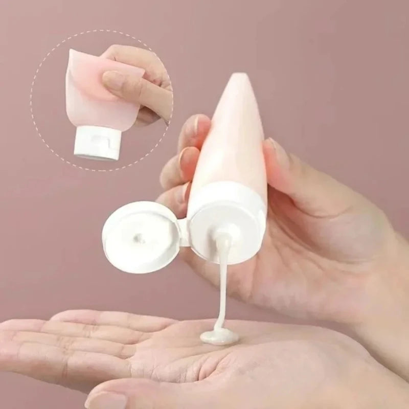 Travel Refillable Soft Squeeze Toiletry Bottle Set