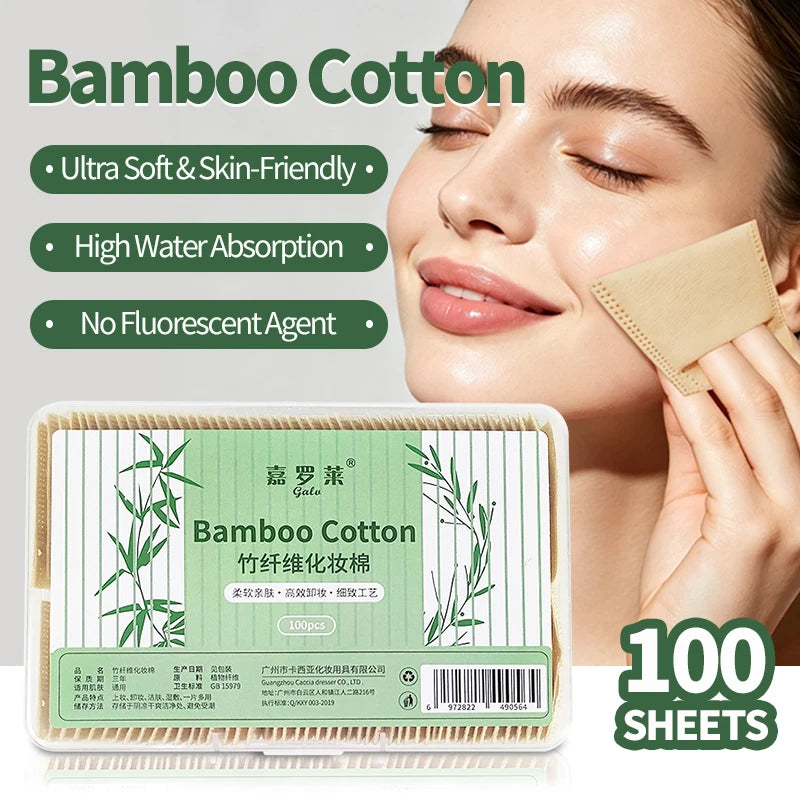 Bamboo Makeup Remover Pads Lint Free