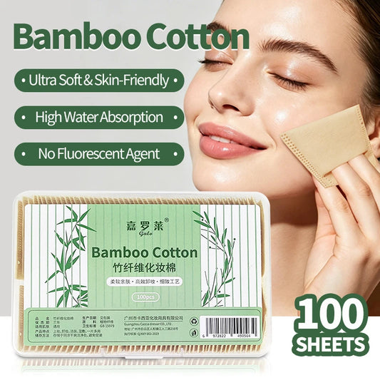 Bamboo Makeup Remover Pads Lint Free
