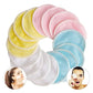 12 Piece Reusable Bamboo Cotton Makeup Remover Pads