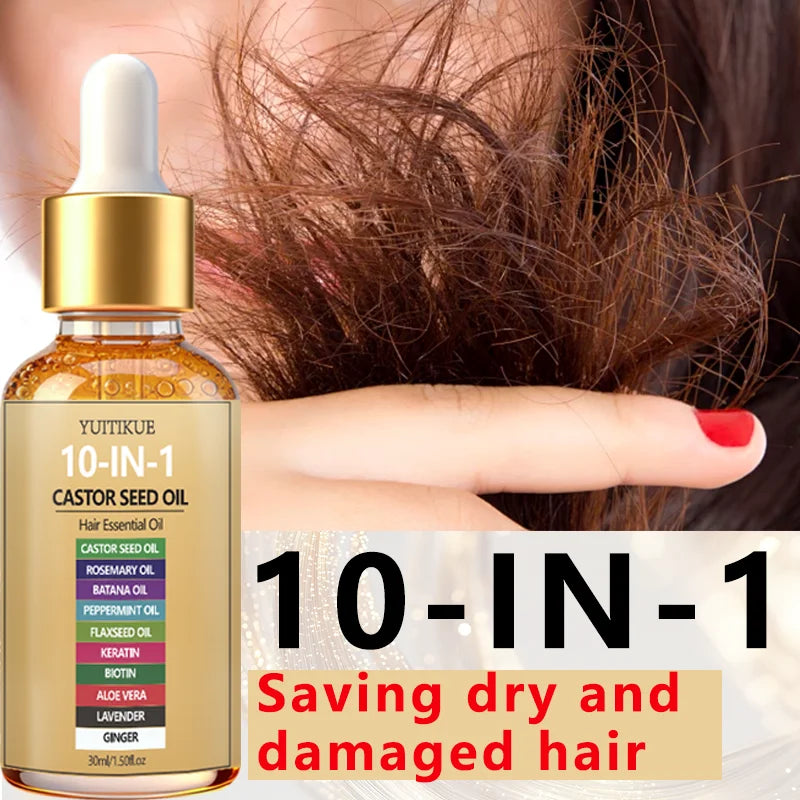 Castor Batana Rosemary Biotin Hair Oil