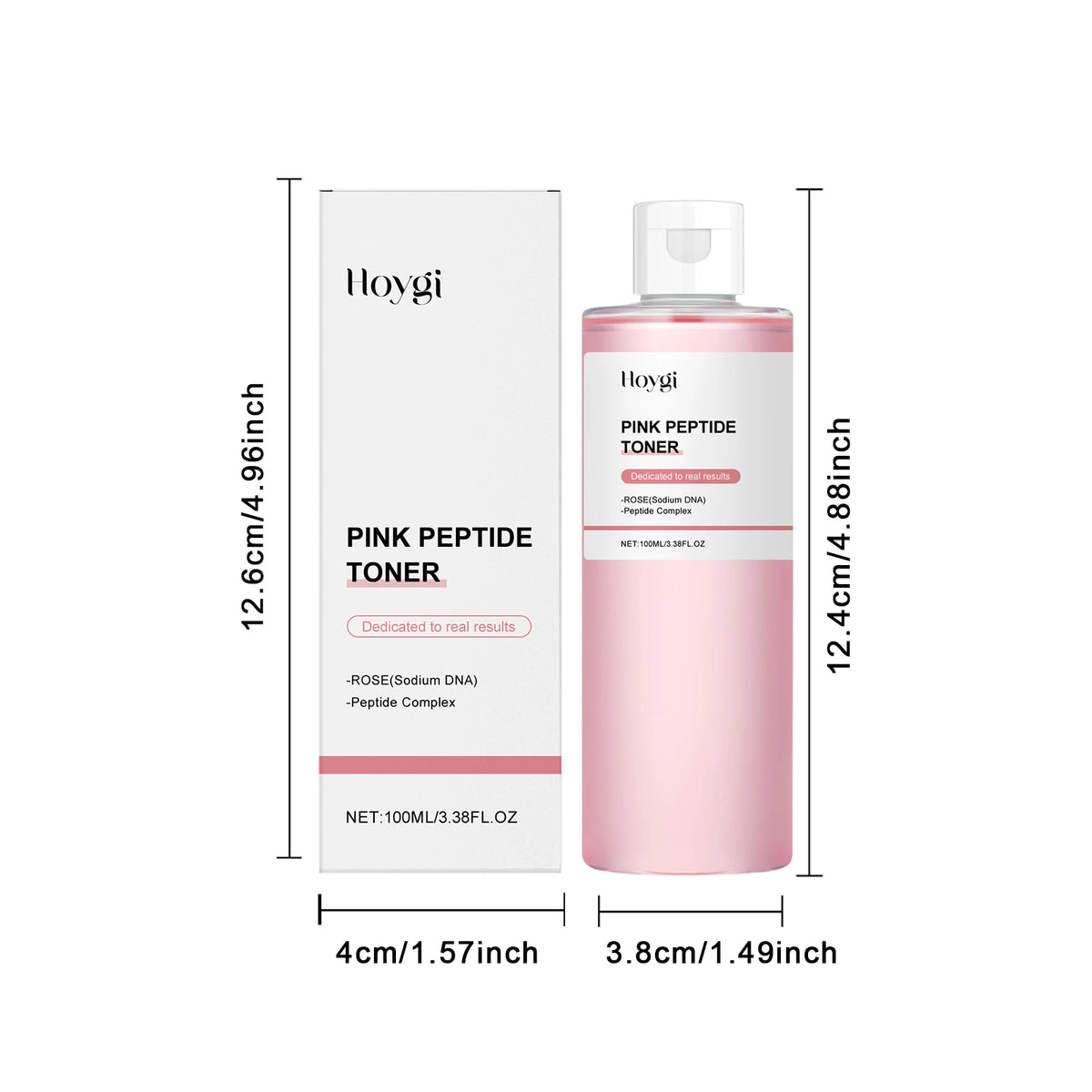 Rose Essence Peptide Toner Moisturizing Facial Care