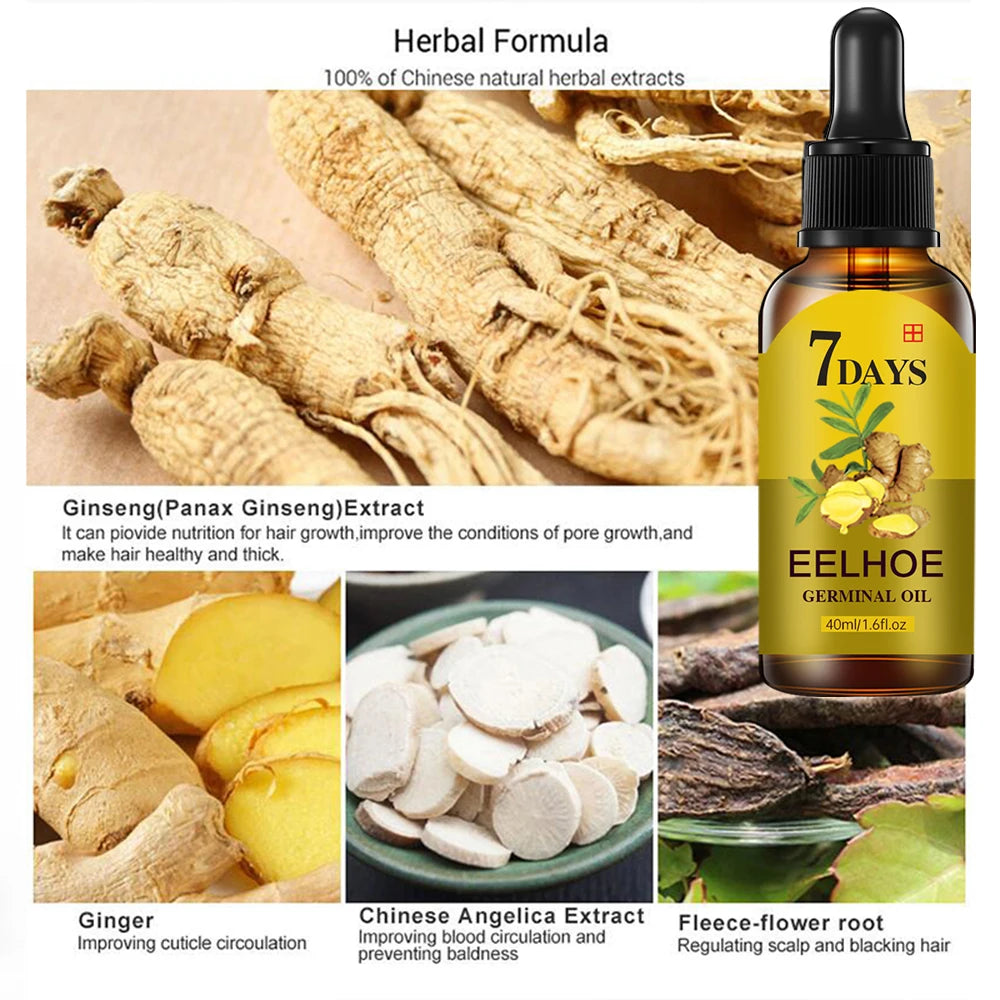 Ginger Essential Hair Oil Scalp Nourishing Root Care