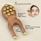 Copper Sandalwood Meridian Massage Comb Scalp Guasha Tool