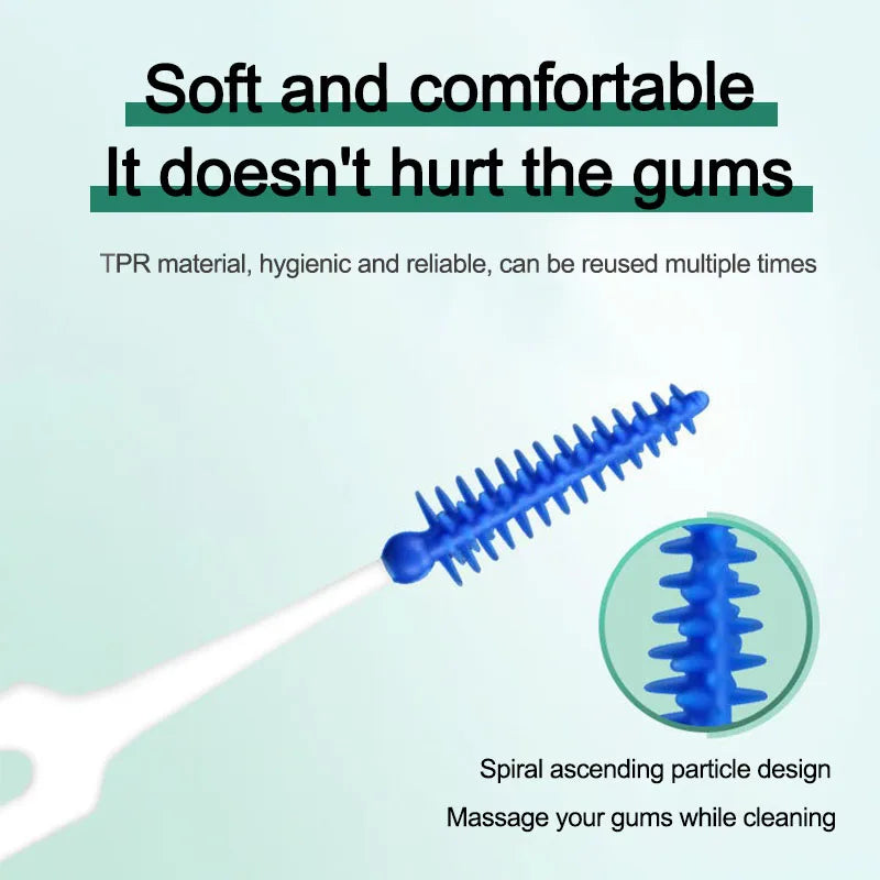 Reusable Dental Floss Interdental Toothpick Floss Sticks