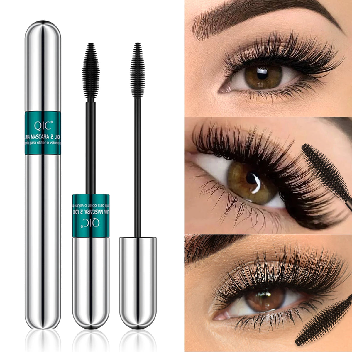 Double In One Silk Fiber Waterproof Mascara