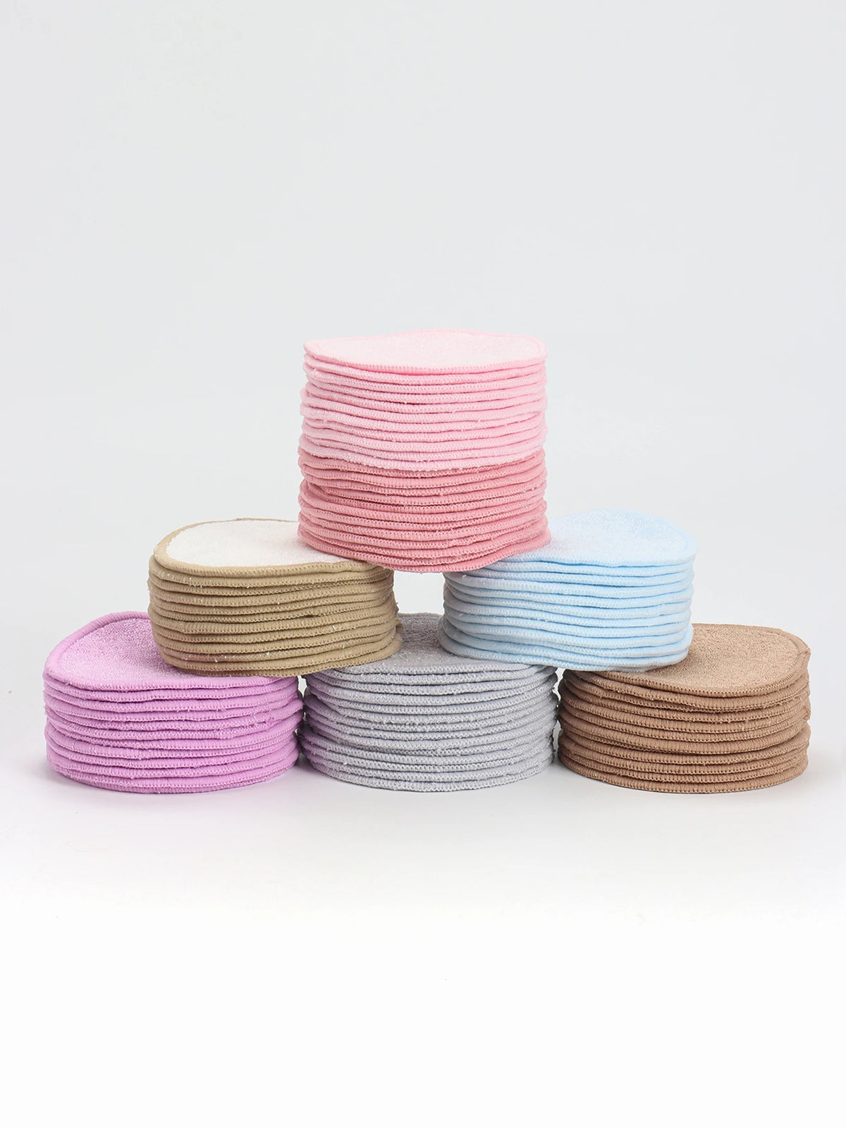 Bamboo Fiber Reusable Makeup Remover Pads Face Cleanser