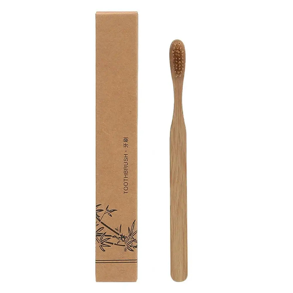 Natural Bamboo Toothbrush Biodegradable Eco Friendly Oral Care