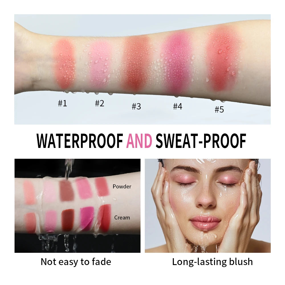 Two In One Cream Powder Blush Korean Makeup