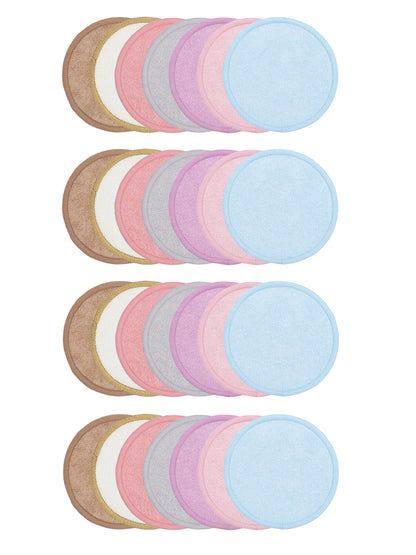 Bamboo Fiber Reusable Makeup Remover Pads Face Cleanser