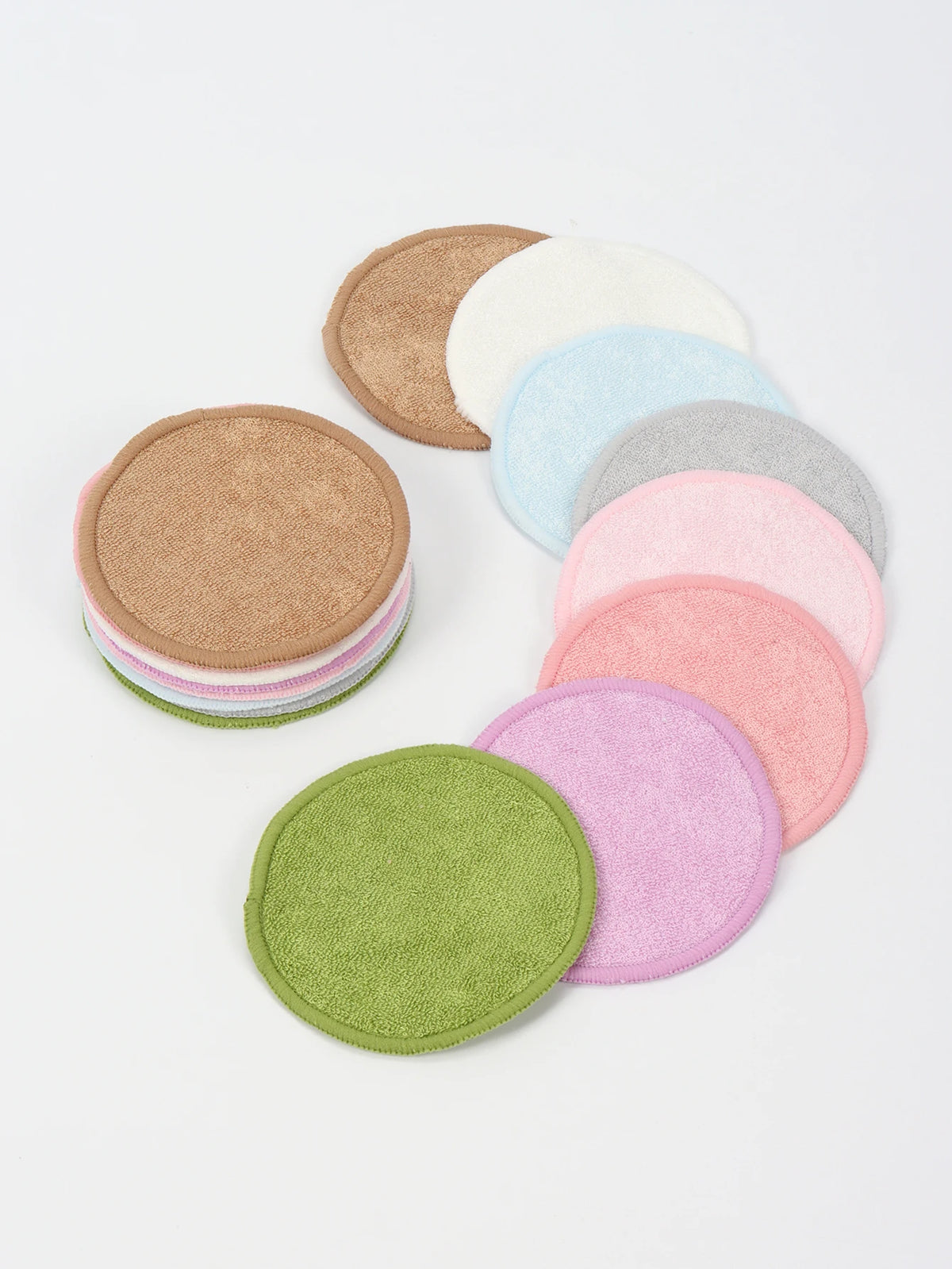 Reusable Makeup Remover Pads Washable Face Cleansing Puffs