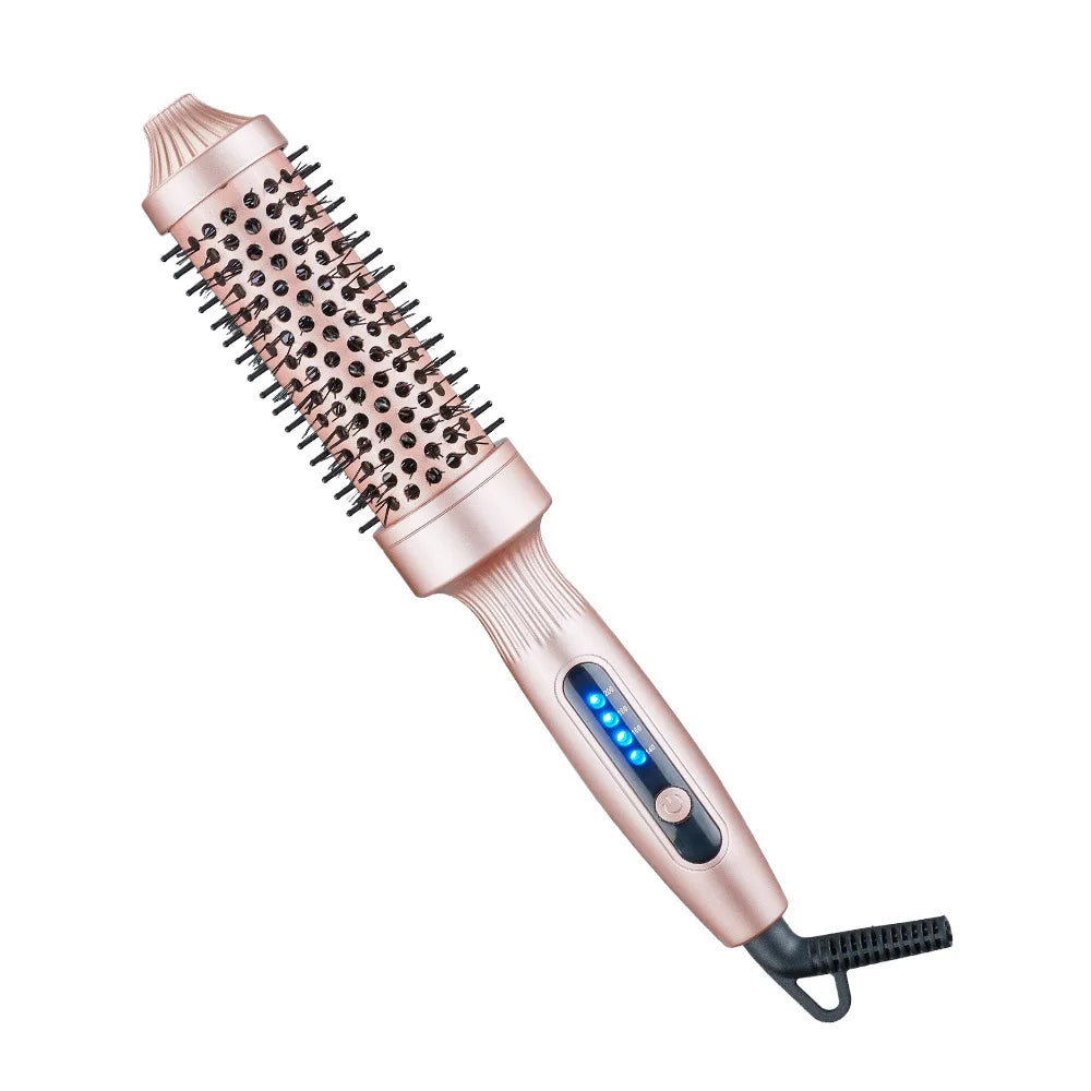 Three In One Ionic Hair Curler Straightener Styling Brush
