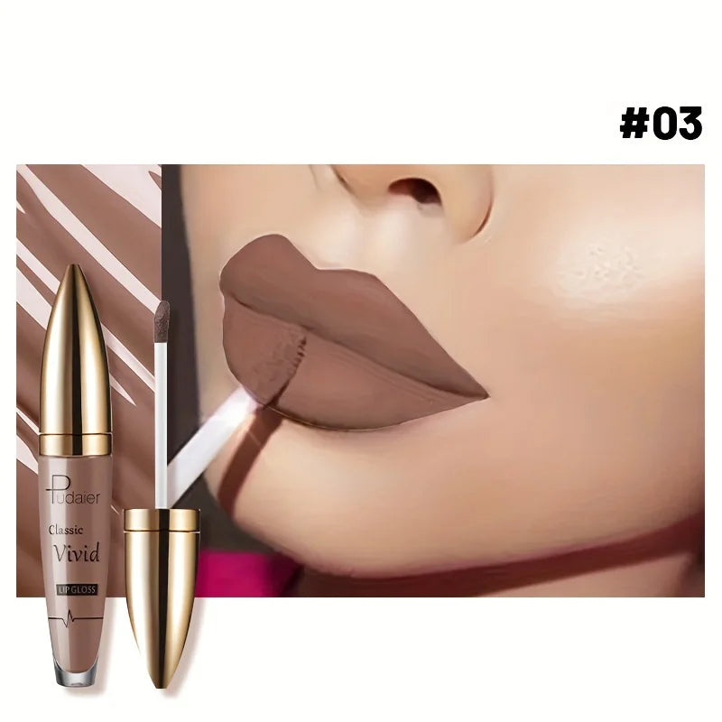 High Pigmented Matte Lip Glaze Long Lasting Makeup
