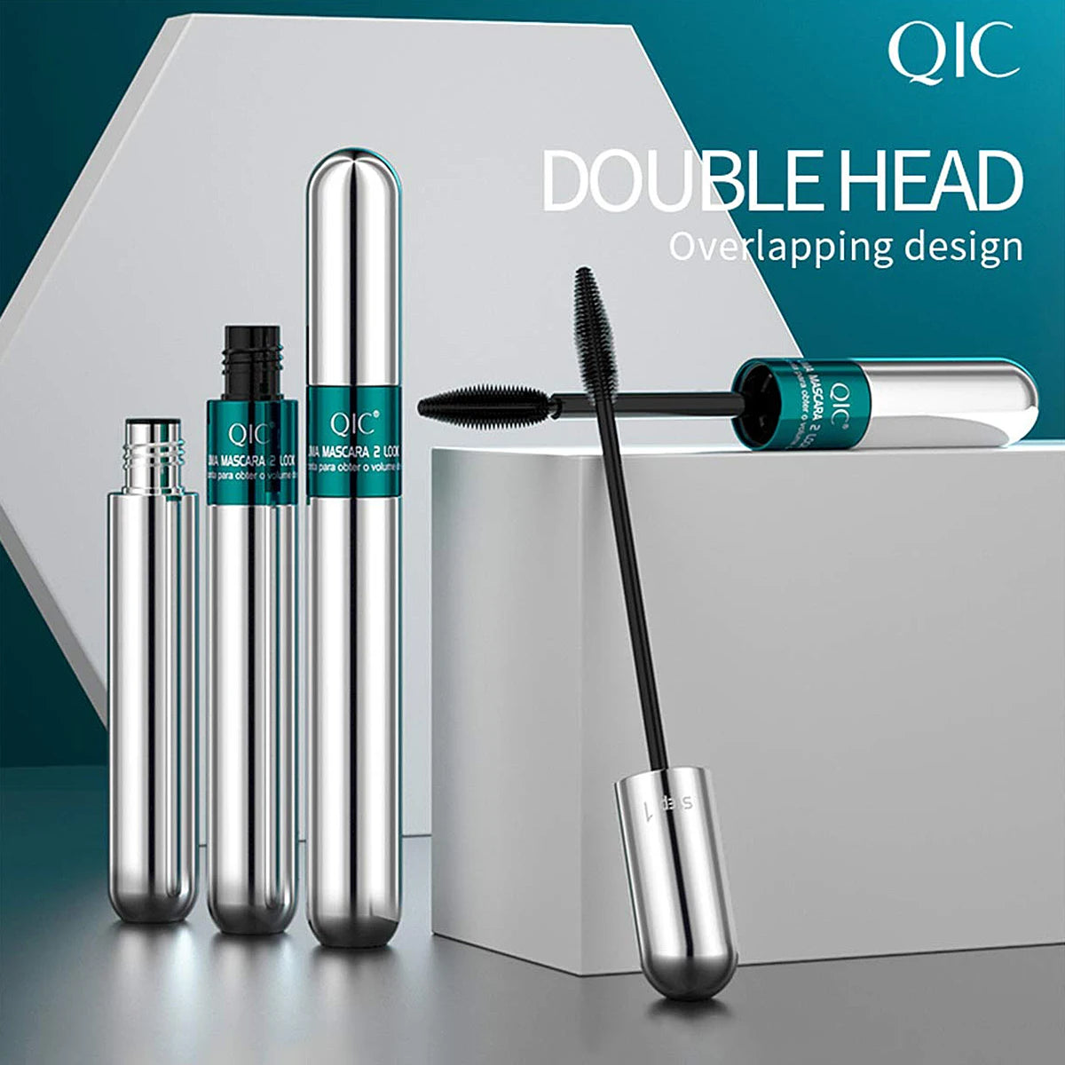 Double In One Silk Fiber Waterproof Mascara