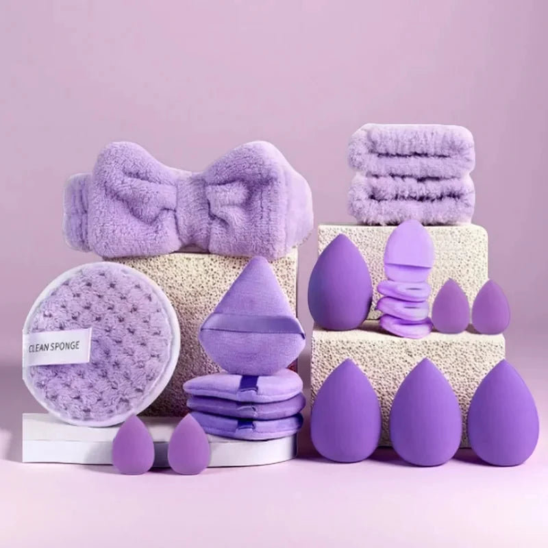20 Piece Makeup Sponge Blender Foundation Concealer Kit